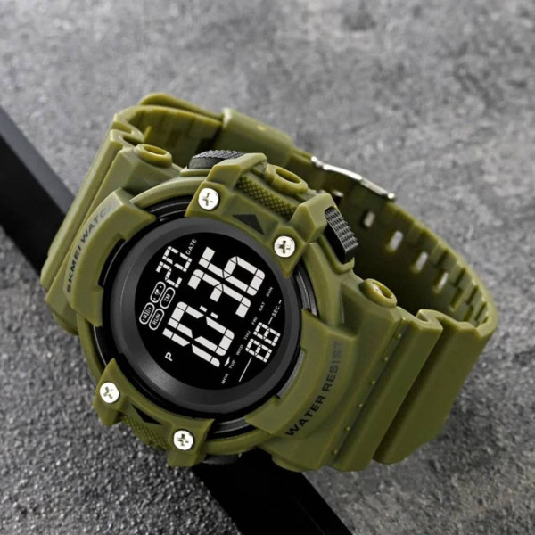 Мужские часы Skmei 2195AG Army Green фото 3