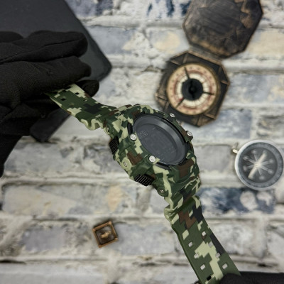 Чоловічий годинник Skmei 2195CMGN Camo Green