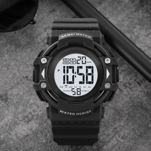 Чоловічий годинник Skmei 2195BKWT Black-White фото 3