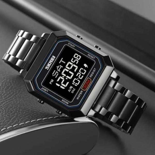 Чоловічий годинник Skmei 2149BK Black фото 3