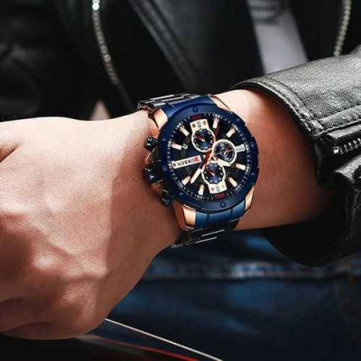 Curren 8336 Blue-Cuprum