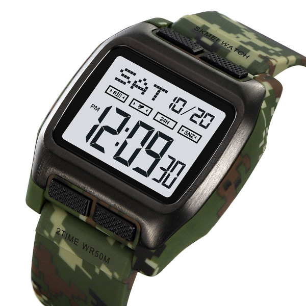 Чоловічий годинник Skmei 2193CMGN Camo Green фото 3