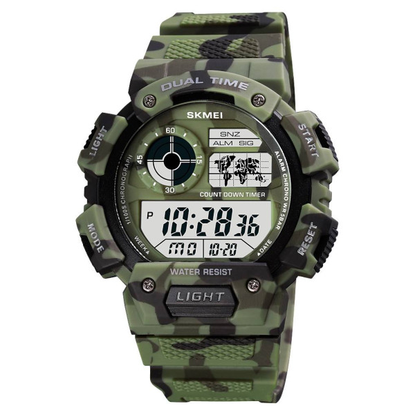 Мужские часы Skmei 1723CMGN Camo Green фото 1