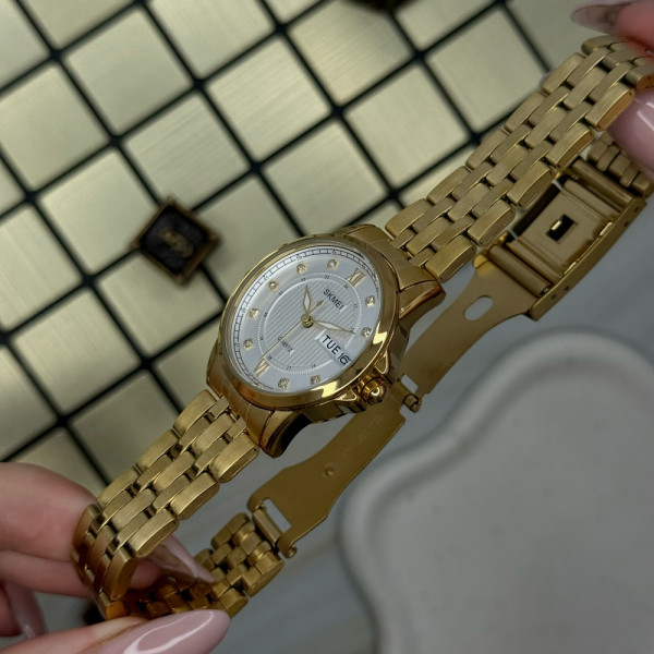 Женские часы Skmei 2085GDSI Gold-Silver фото 7