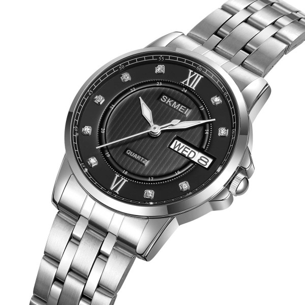 Жіночий годинник Skmei 2085SIBK Silver-Black фото 3