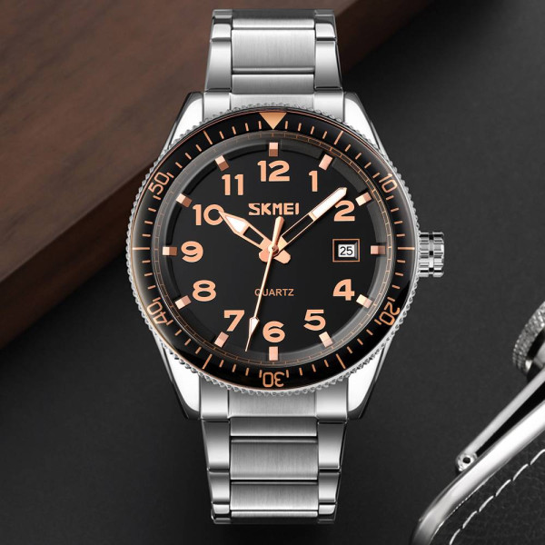Мужские часы Skmei 9232SRGBK Rose Gold-Black фото 5