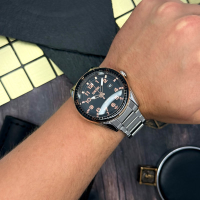 Мужские часы Skmei 9232SRGBK Rose Gold-Black