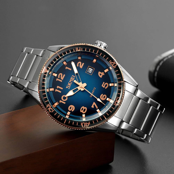 Мужские часы Skmei 9232SRGBU Rose Gold-Blue фото 5