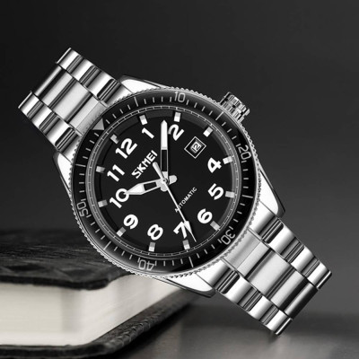 Skmei 9232SSIBK Silver/Black-steel strap