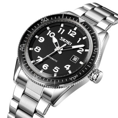 Skmei 9232SSIBK Silver/Black-steel strap