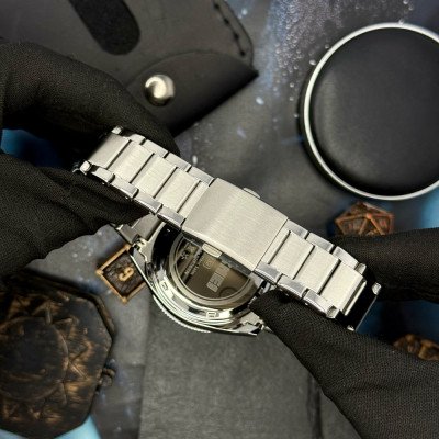 Чоловічий годинник Skmei 9232SSIBK Silver/Black-steel strap