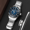 Мужские часы Skmei 9232SSIBU Silver/blue-steel strap фото 4