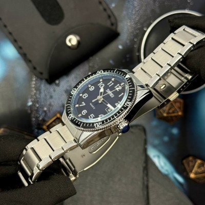 Чоловічий годинник Skmei 9232SSIBU Silver/blue-steel strap