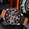 Мужские часы Curren 8346 Brown-Cuprum-Black фото 4