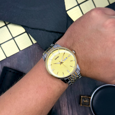 Мужские часы Skmei 9323TGDGD Silver/Gold-Gold
