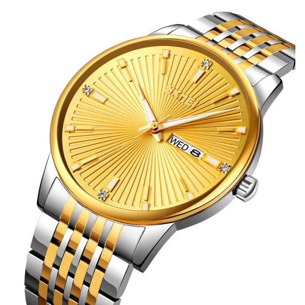Чоловічий годинник Skmei 9323TGDGD Silver/Gold-Gold фото 3