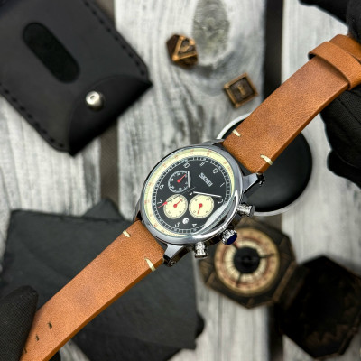 Чоловічий годинник Skmei 9318BEBN Beige-Brown