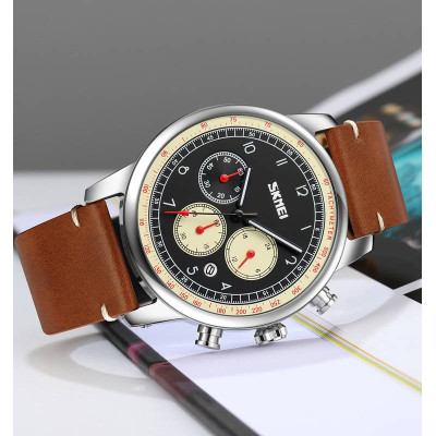 Skmei 9318BEBN Beige-Brown