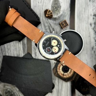 Чоловічий годинник Skmei 9318BEBN Beige-Brown