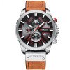 Чоловічий годинник Curren 8346 Brown-Silver-Black фото 2