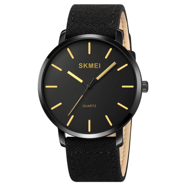 Чоловічий годинник Skmei 1984BGD Gold-braided belt фото 1
