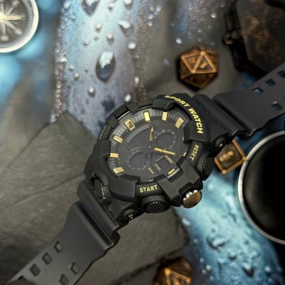 Чоловічий годинник Skmei 2117BKGD Black-Gold