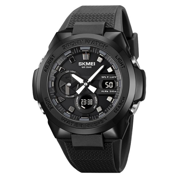 Чоловічий годинник Skmei 2105BK Black фото 1