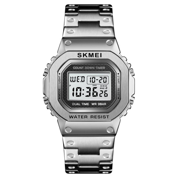 Мужские часы Skmei 1456SI Silver фото 1