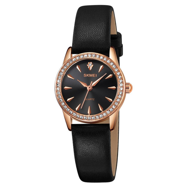 Женские часы Skmei 2086RGBK Rose Gold-Black фото 1