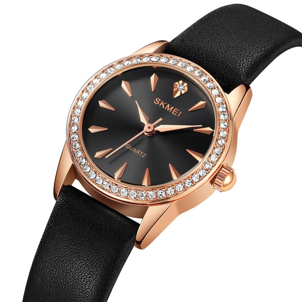 Женские часы Skmei 2086RGBK Rose Gold-Black фото 3