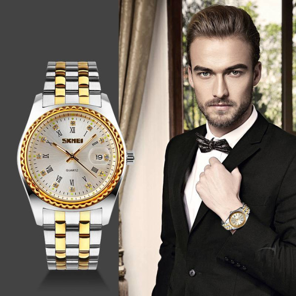 Чоловічий годинник Skmei 9098SI-B Silver Men фото 6
