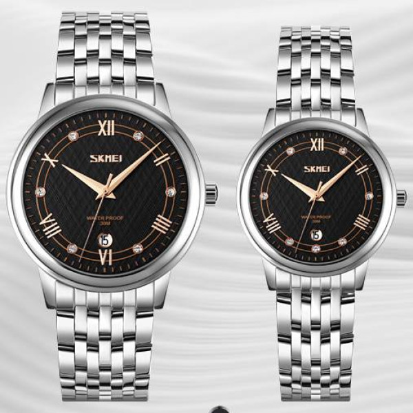 Чоловічий годинник Skmei 9272SIBK-B Silver-Black Men фото 4