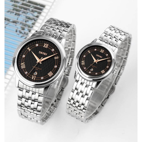 Чоловічий годинник Skmei 9272SIBK-B Silver-Black Men фото 5