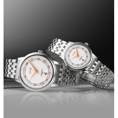 Skmei 9272SISI-S Silver-Silver Lady