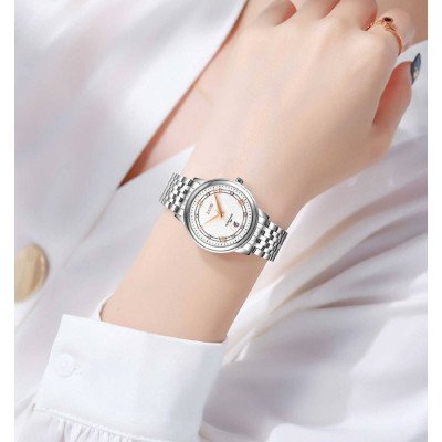 Skmei 9272SISI-S Silver-Silver Lady