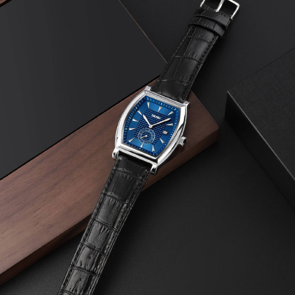Чоловічий годинник Skmei 9306SIBU Silver-Blue фото 5