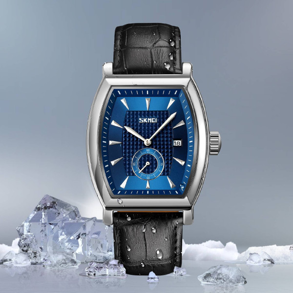 Чоловічий годинник Skmei 9306SIBU Silver-Blue фото 6
