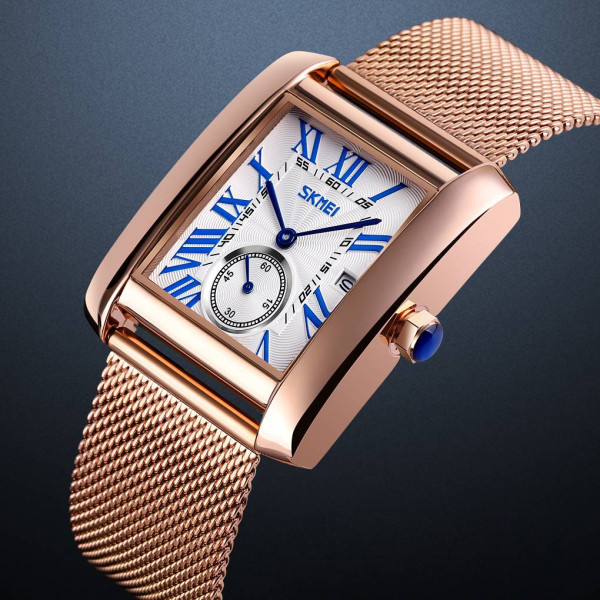 Женские часы Skmei 9191RGSIBU Rose Gold-Silver-Blue фото 6