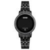 Жіночий годинник Skmei 1669BK Black фото 2