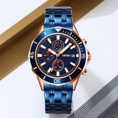 Skmei 9335RGBU Rose Gold-Blue