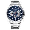 Чоловічий годинник Curren 8363 Silver-Blue фото 2