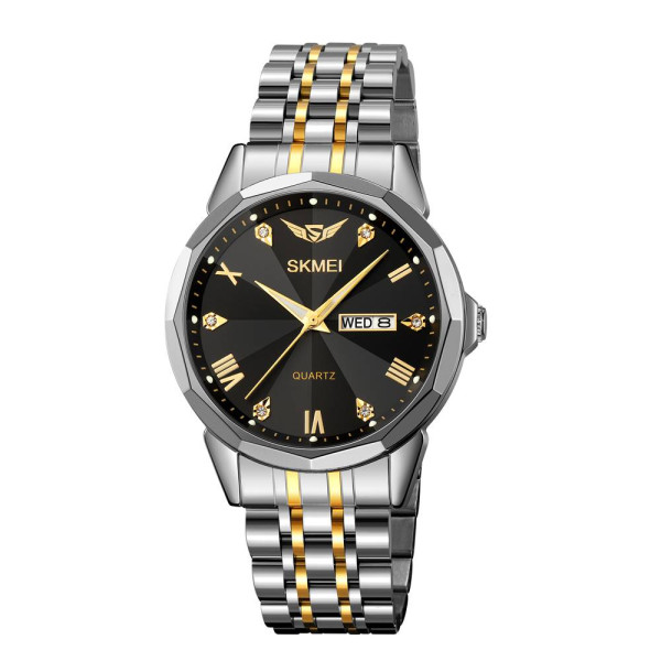 Женские часы Skmei 2291TGDBK Silver-Gold-Black фото 1