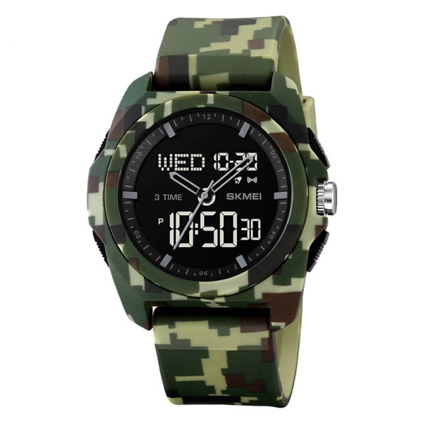 Чоловічий годинник Skmei 2199CMGN Camo Green фото 1
