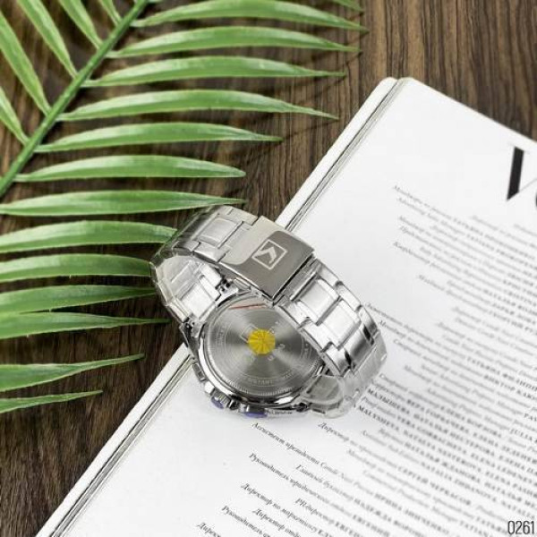 Мужские часы Curren 8363 Silver-Black фото 7