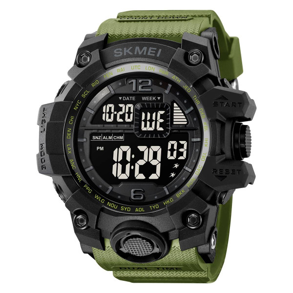 Мужские часы Skmei 2245AG Army Green фото 1