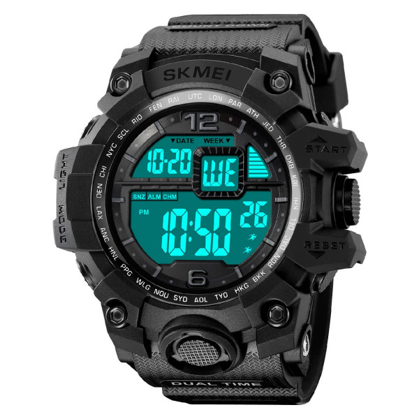 Мужские часы Skmei 2245BKWT Black-White фото 3