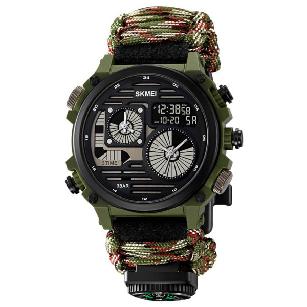 Мужские часы Skmei 2202NCMGN Camo Green фото 1