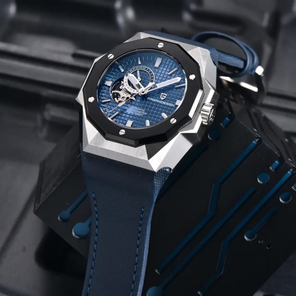 Мужские часы Pagani Design PD-YS010 Silver-Blue фото 5