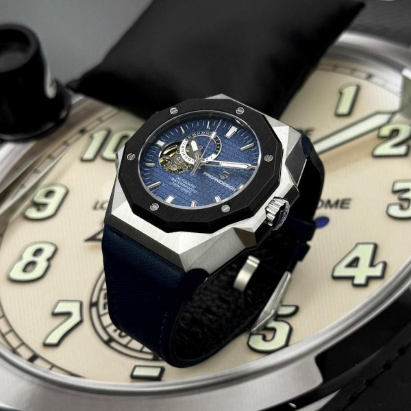 Мужские часы Pagani Design PD-YS010 Silver-Blue фото 5