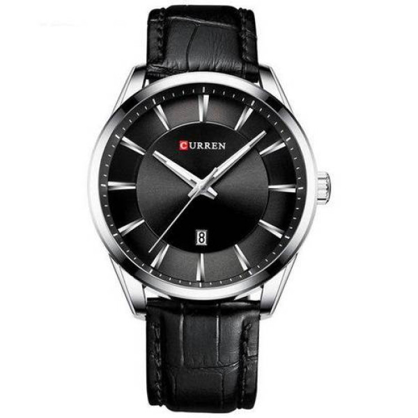 Мужские часы Curren 8365 Silver-Black фото 1